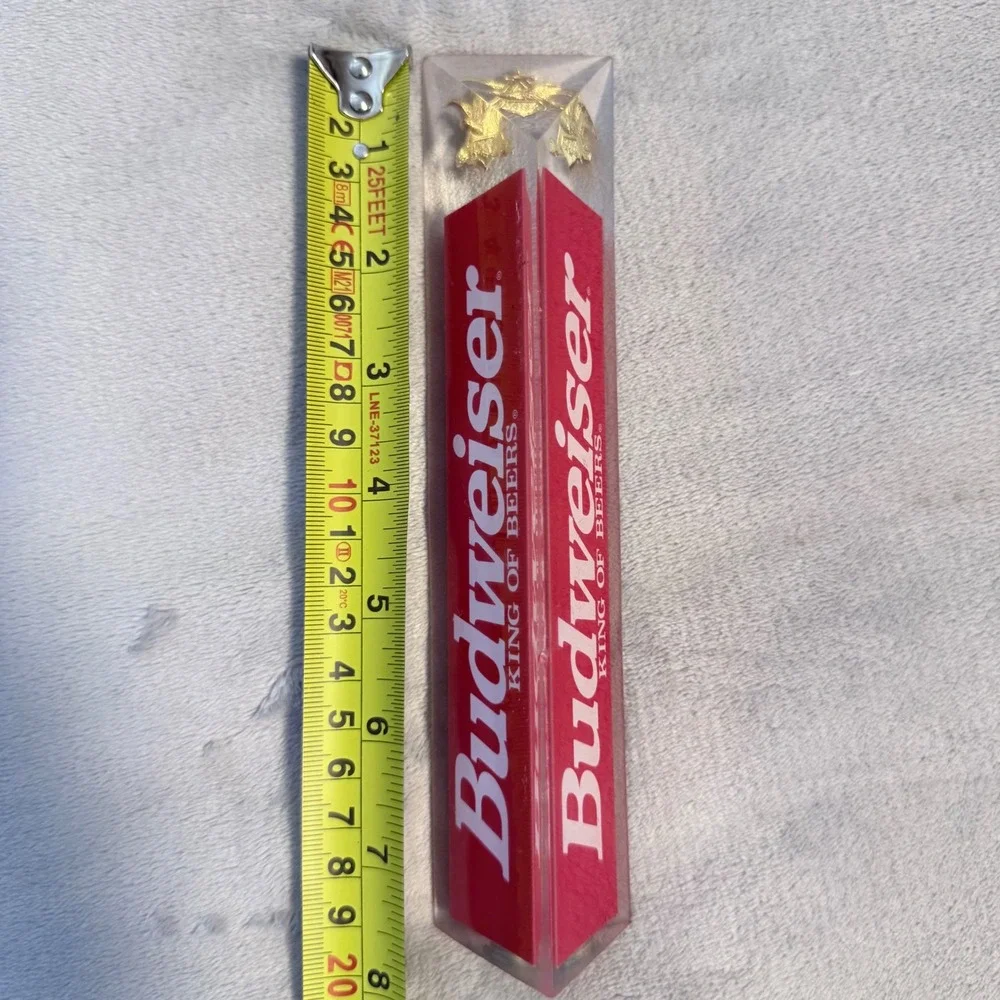 Vintage Budweiser Obelisk Lucite‎ Tap Handle Eagle A King Of Beers 8